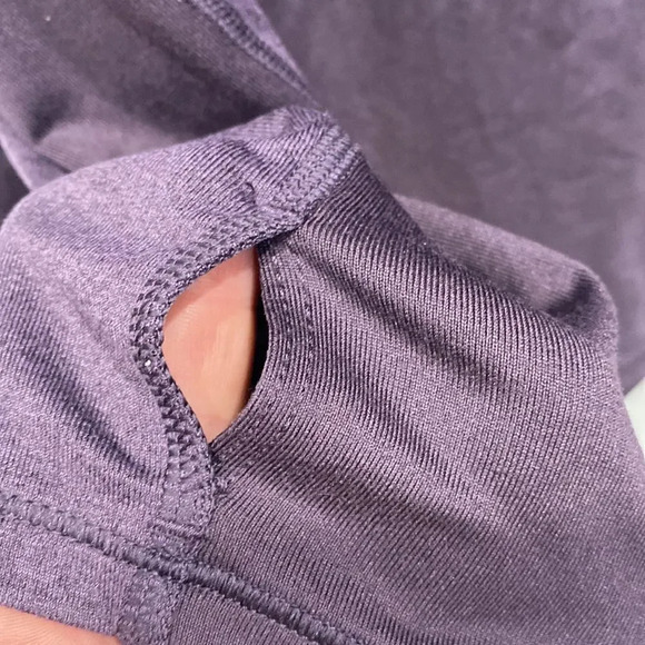 The North Face Women's Purple Crew Pull Over Sweater FlashDry Sz L - Picture 5 of 6